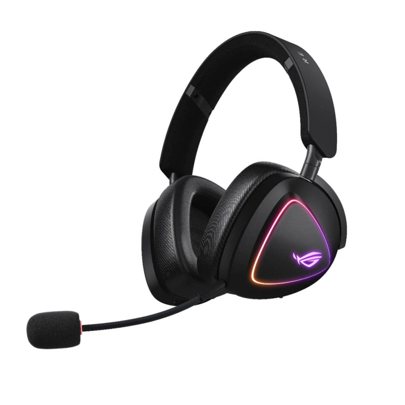 Asus ROG Delta II Tri-mode Wireless Gaming Headset - Black - سماعة